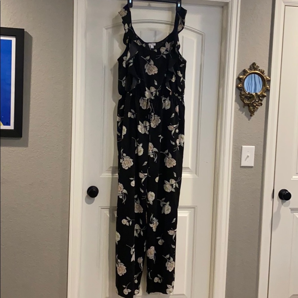 Tank Top Floral Romper